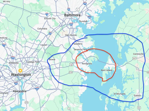 Map of Annapolis