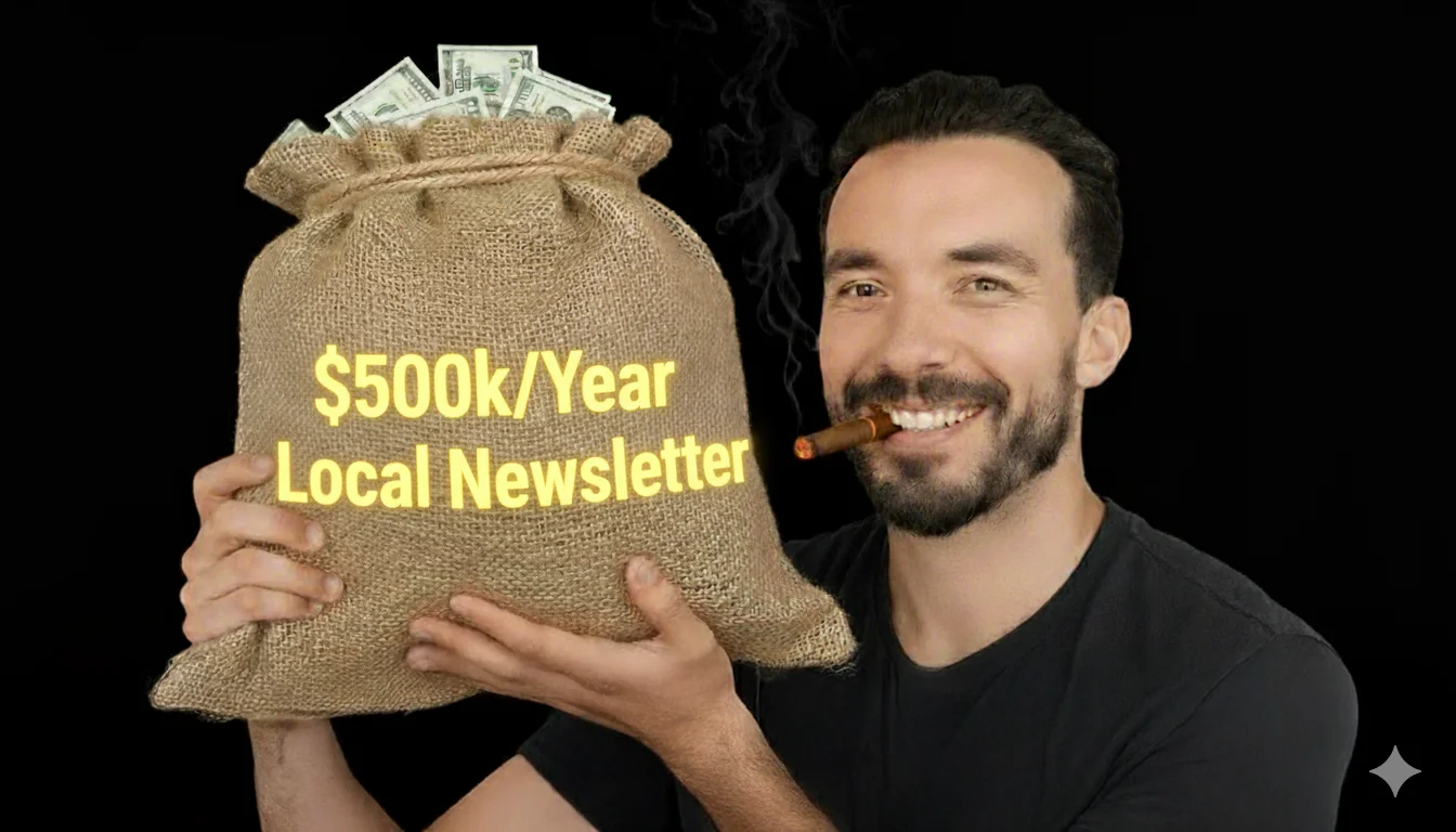 He Makes $500k/year with his Automated Local Newsletter