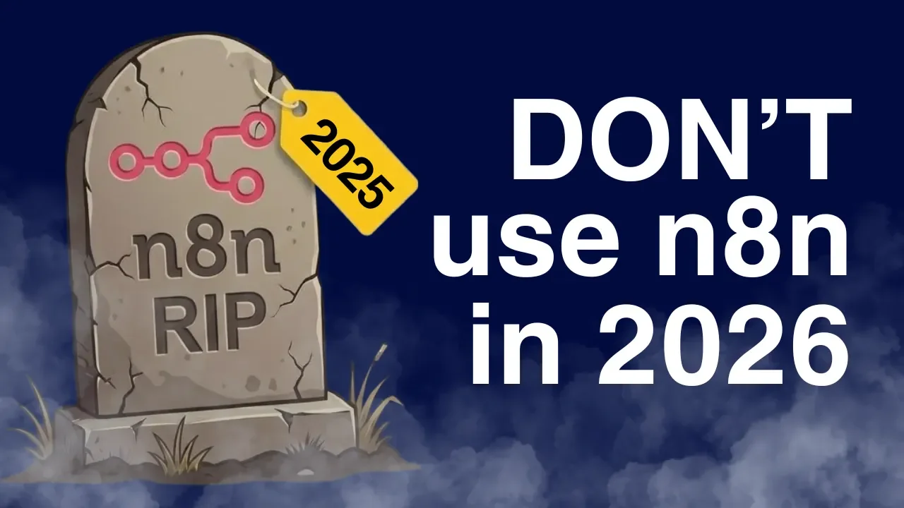 Don't use n8n/Make/Zapier in 2026