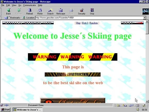 Average local business owner's website.