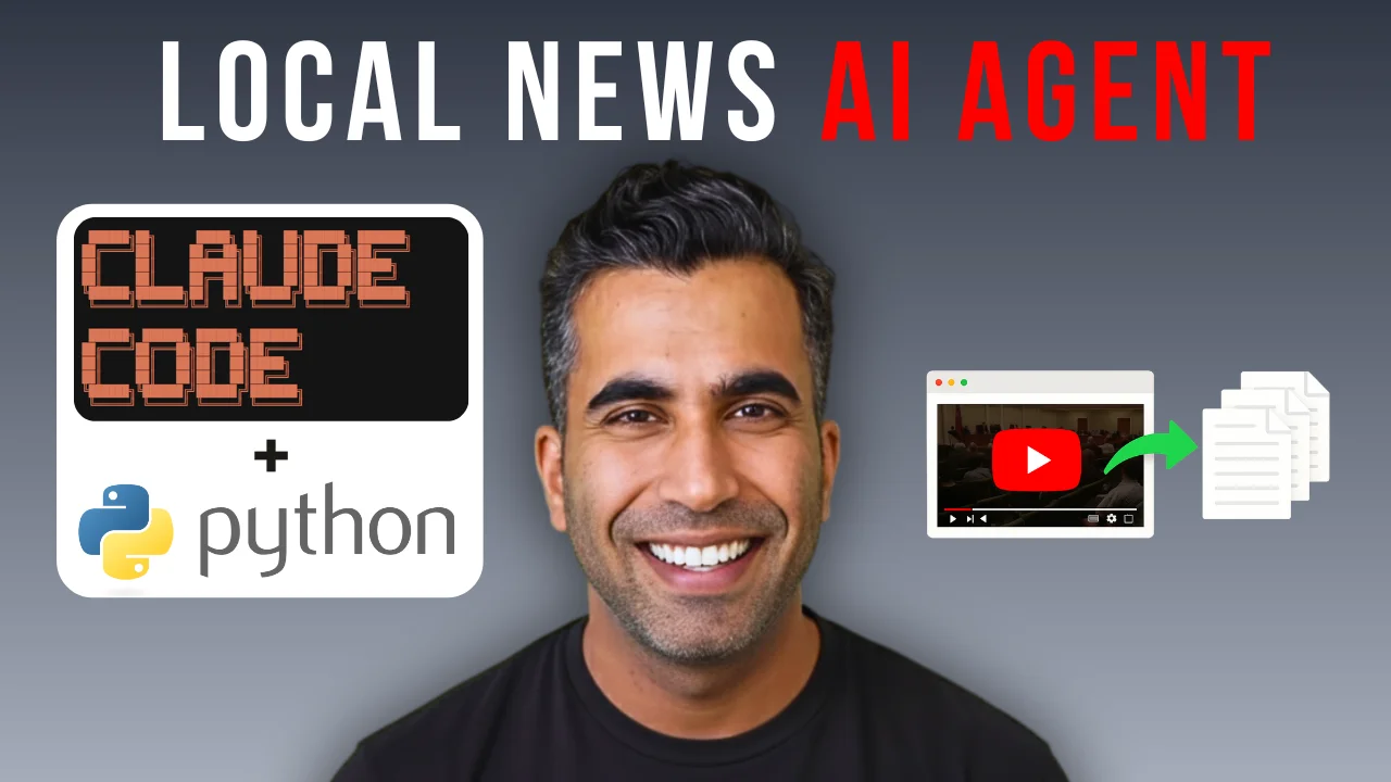 I built an AI agent that automates local news